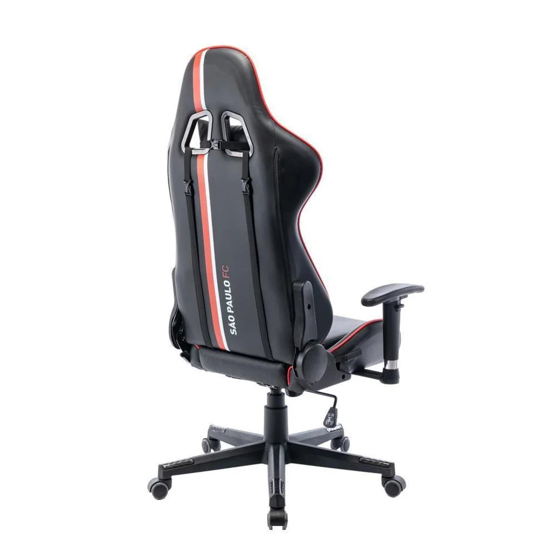 Cadeira Gamer Boxbit Invicto Spfc Base Rodízio - Preto+Vermelho