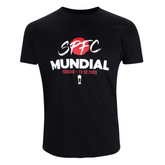 Camiseta São Paulo RetrôMania Mundial Japão Masculina - Preto