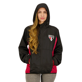 Jaqueta São Paulo Corta Vento Reflective Feminina Preta
