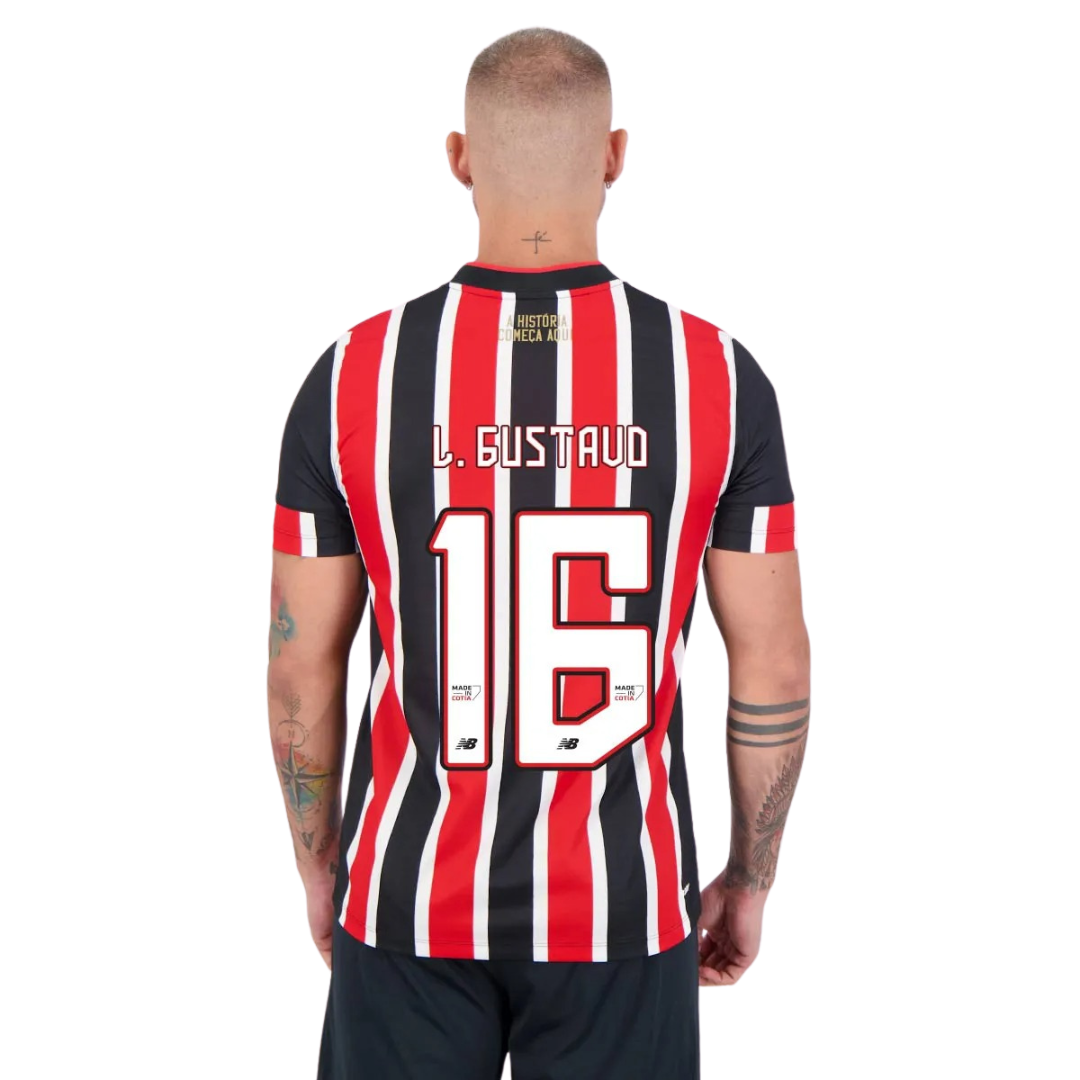 Camisa São Paulo New Balance 24/25 Away L. Gustavo