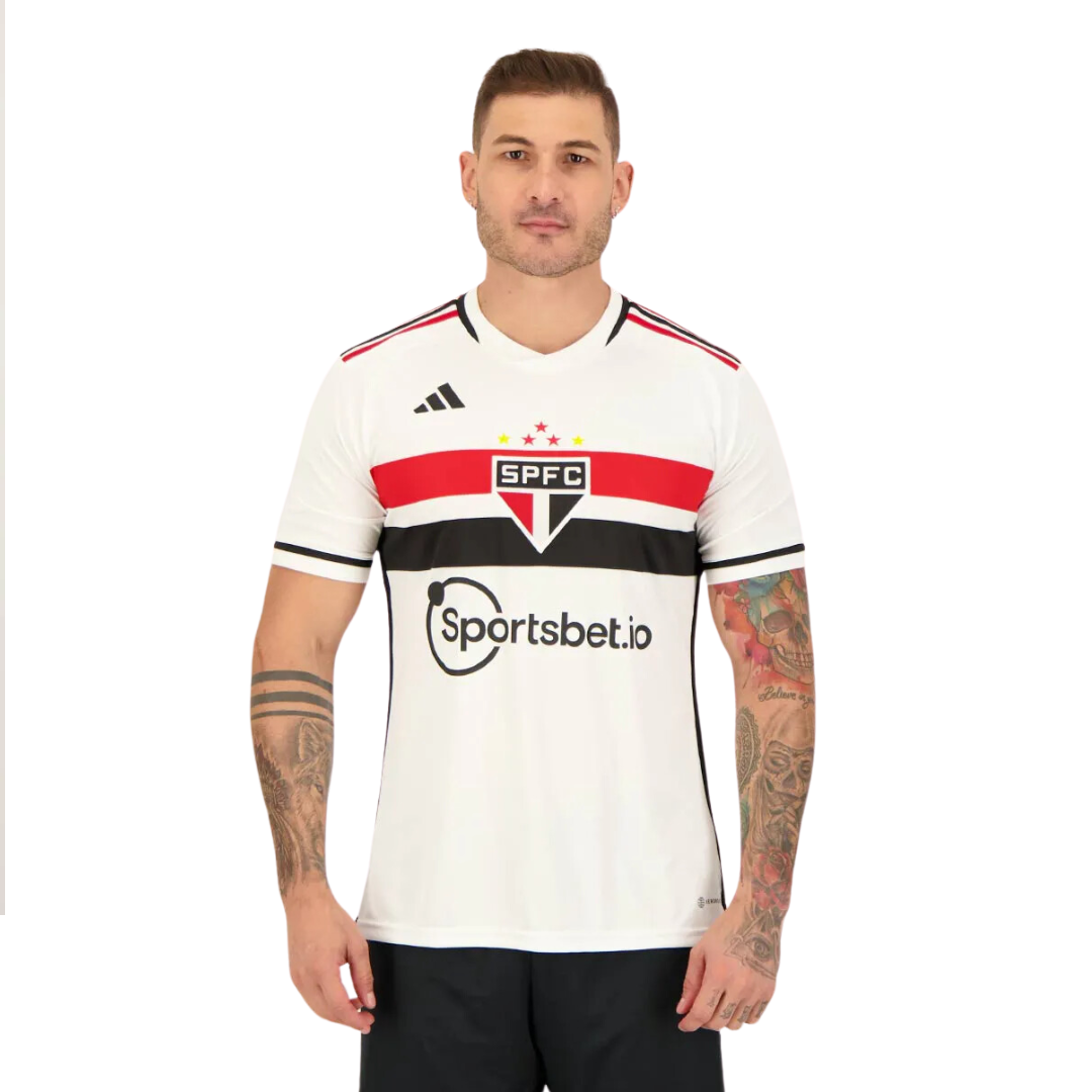 Camisa Adidas São Paulo I 2023 9 Calleri