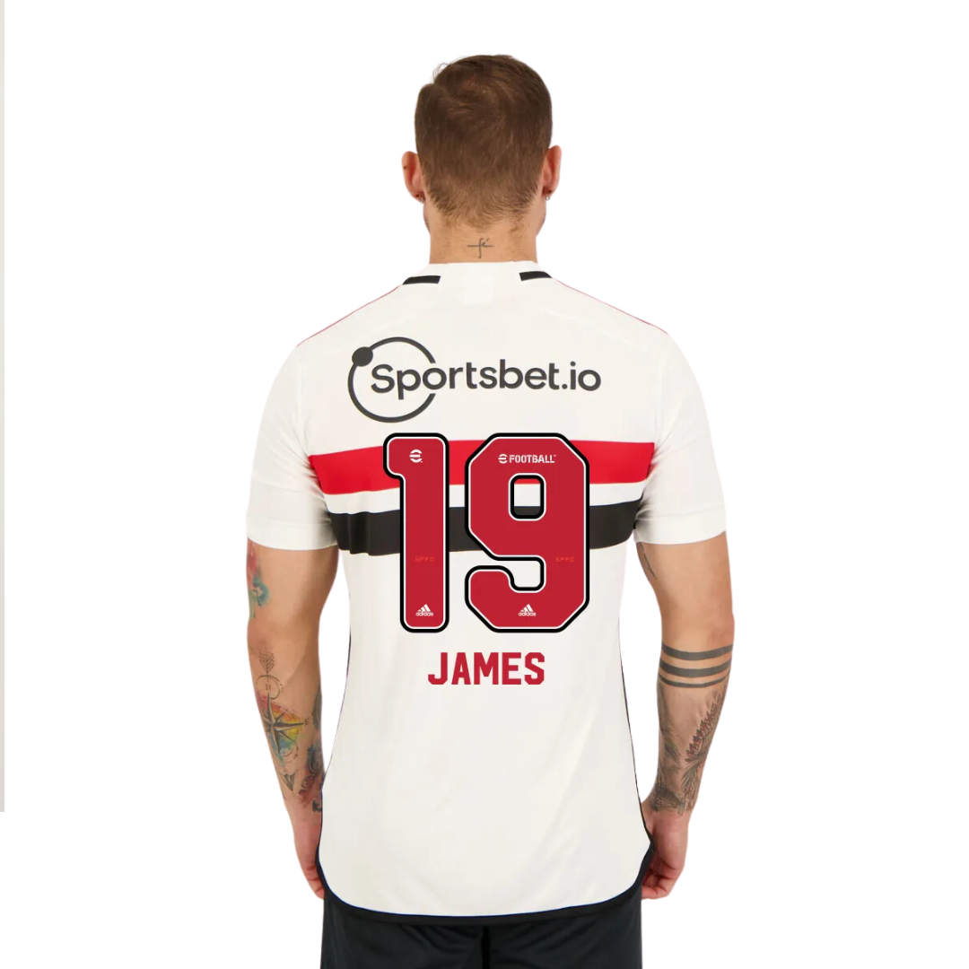 Camisa Adidas São Paulo I 2023 19 James