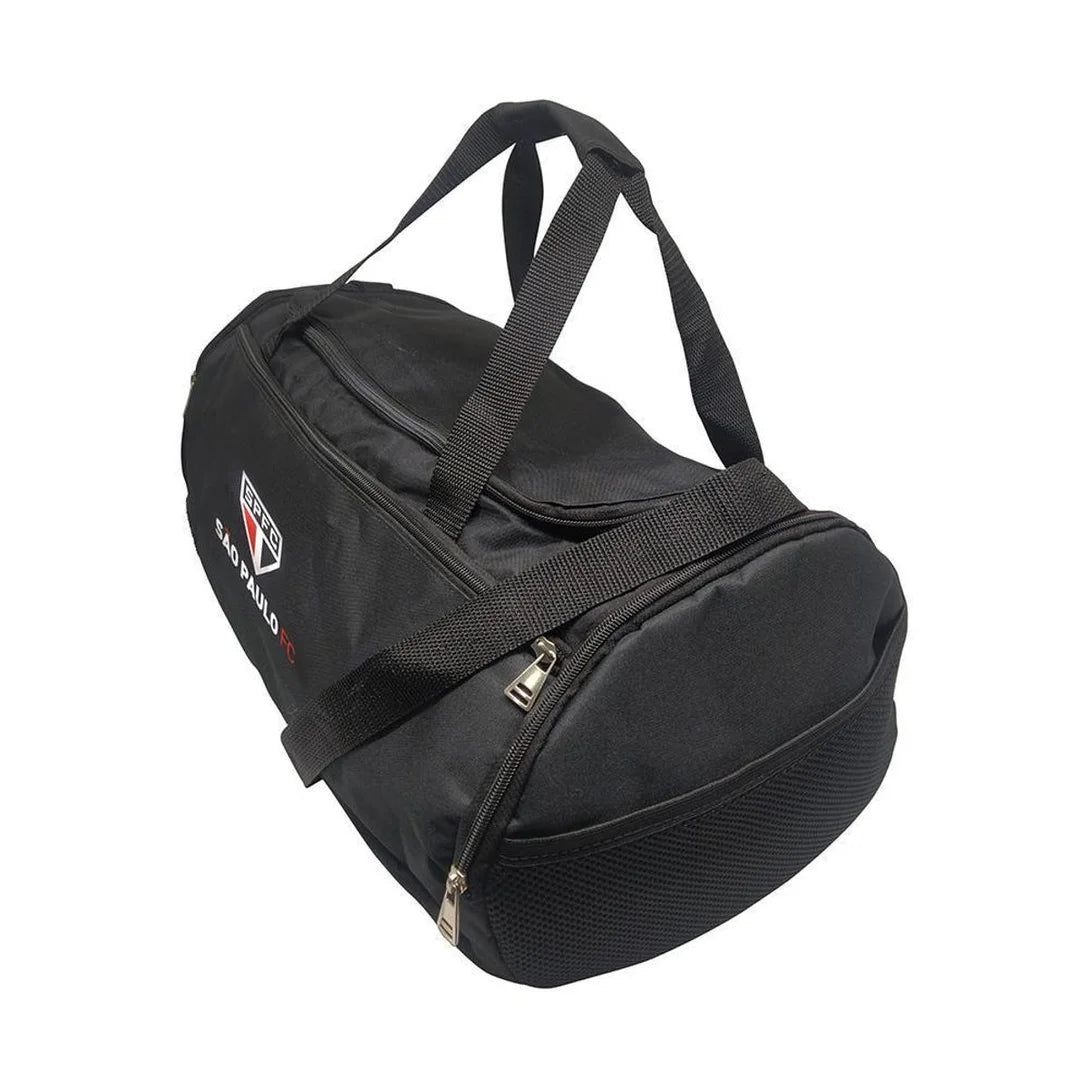 Bolsa Mochila Esportiva para Viagem Treino do São Paulo Ofc - Preto