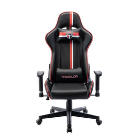 Cadeira Gamer Boxbit Invicto Spfc Base Rodízio - Preto+Vermelho